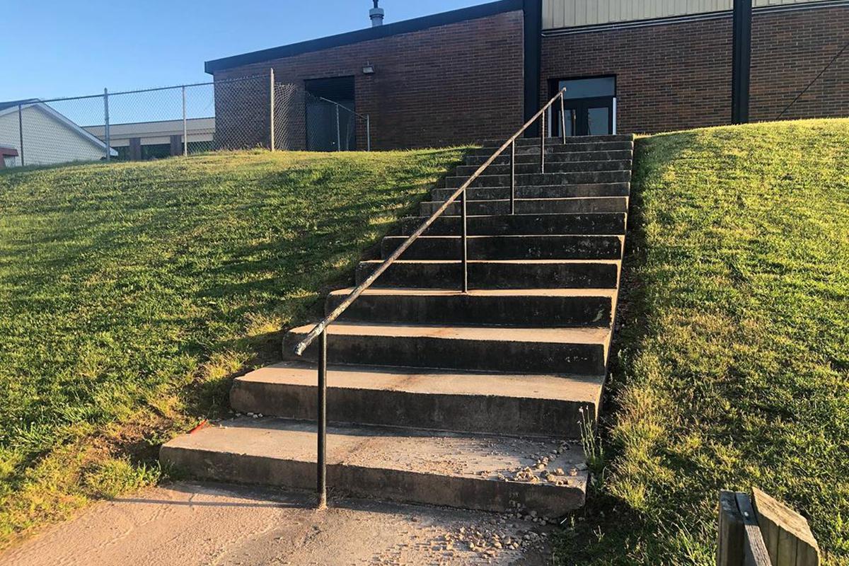 Image for skate spot Johnson High School 14 Stair Rail