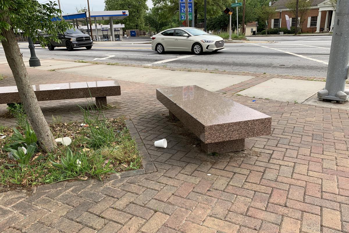 Image for skate spot Granite Benches