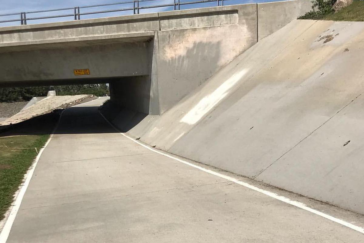 Image for skate spot San Diego Creek Trail Bank To Wallride