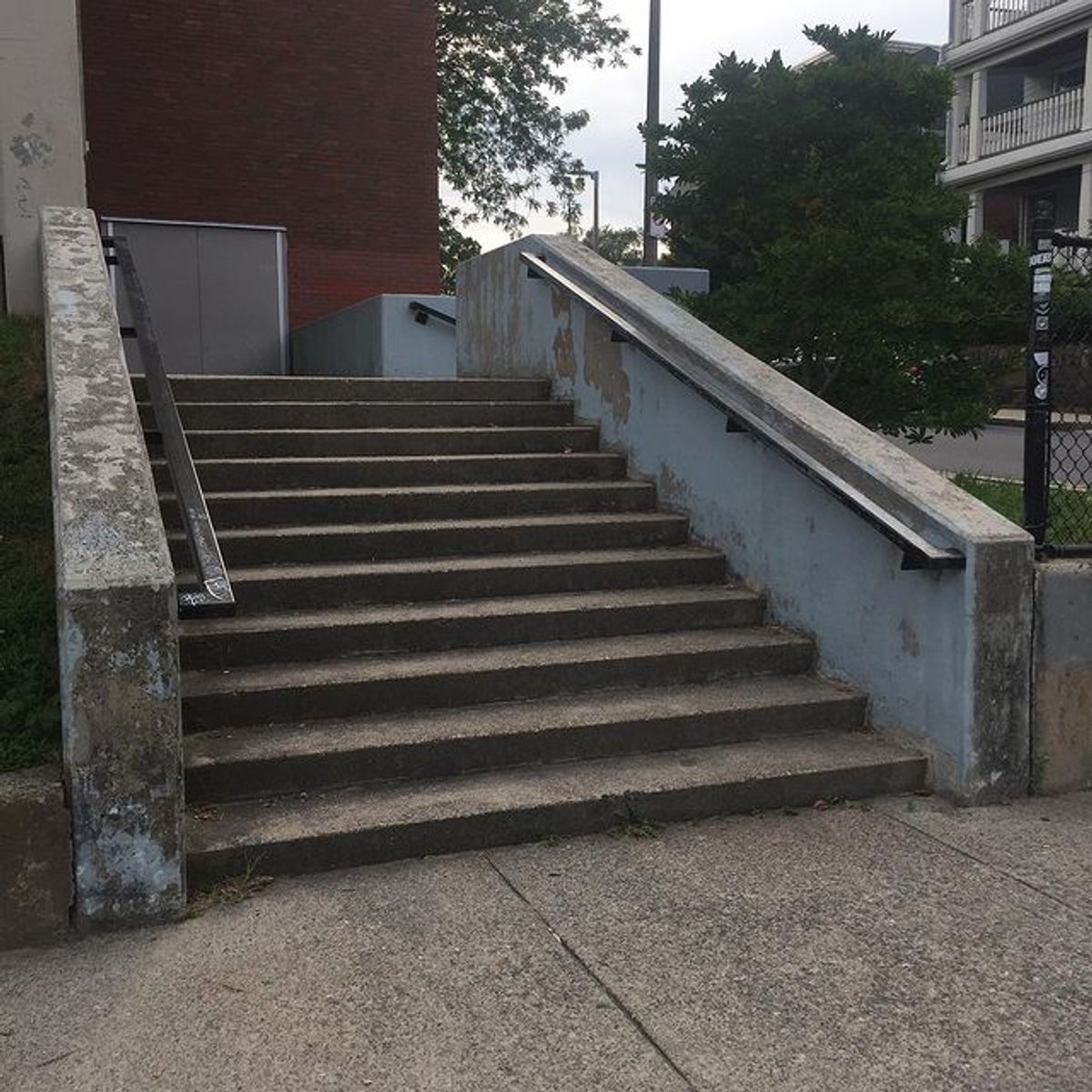 Image for skate spot Mission Hill School 11 Stair Hubba