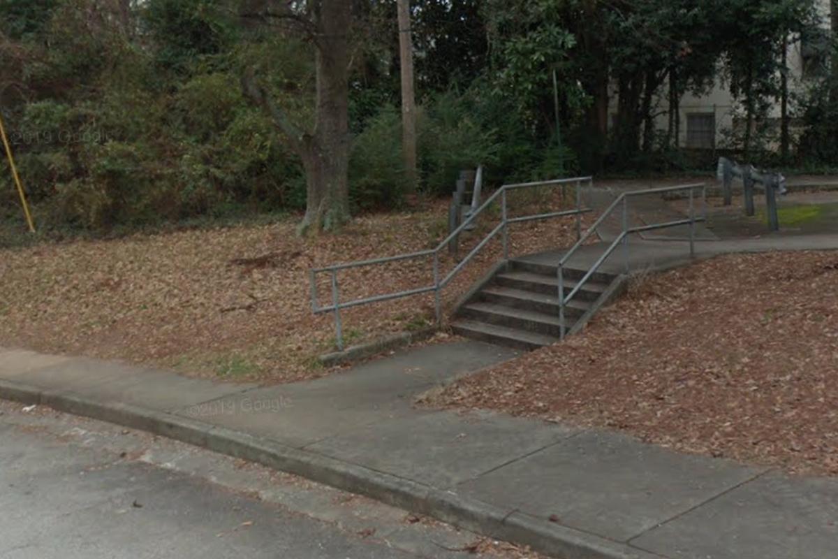 Image for skate spot 5 Stair Out Rail