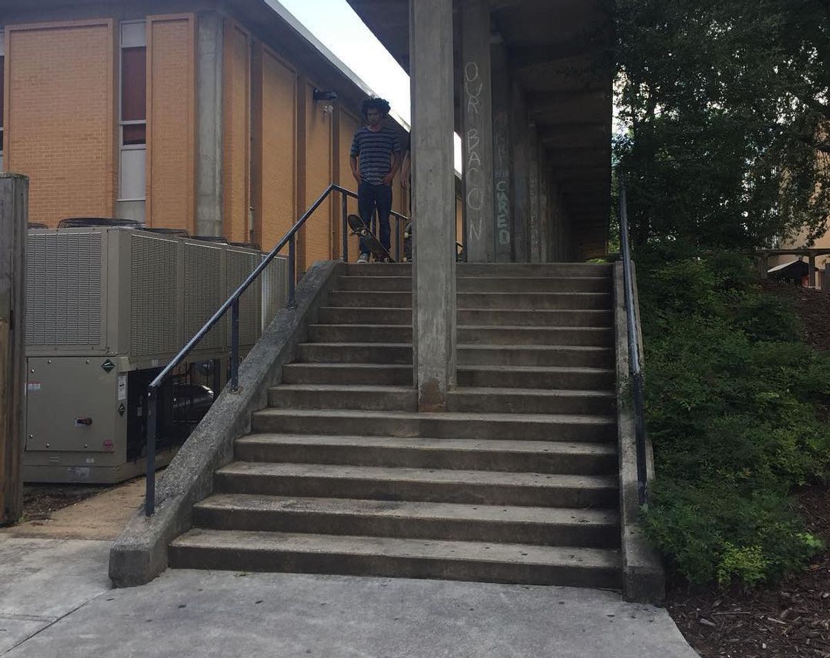 Image for skate spot KSU - 11 Stair Rail