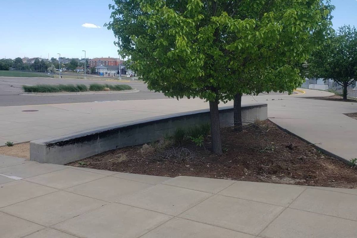 Image for skate spot Westminster High School Planter Ledge