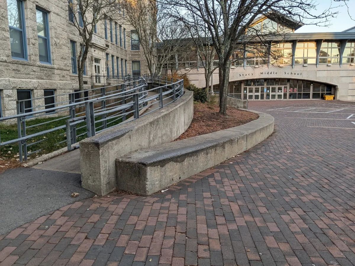 Image for skate spot Stacy Middle School - Ledges