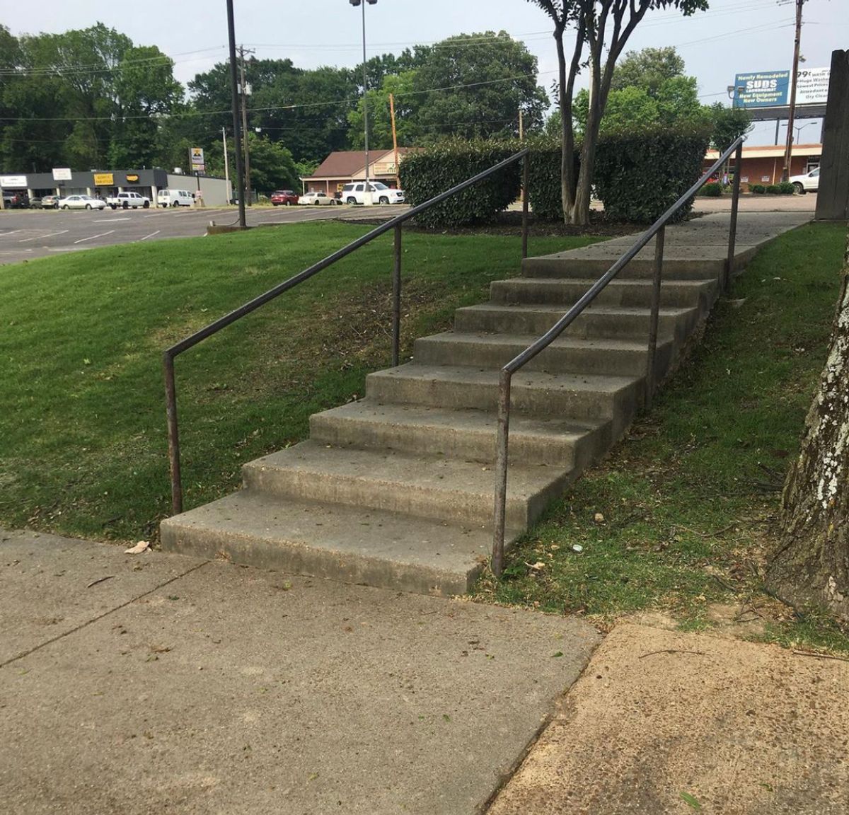 Image for skate spot Ross Long 8 Stair Rail