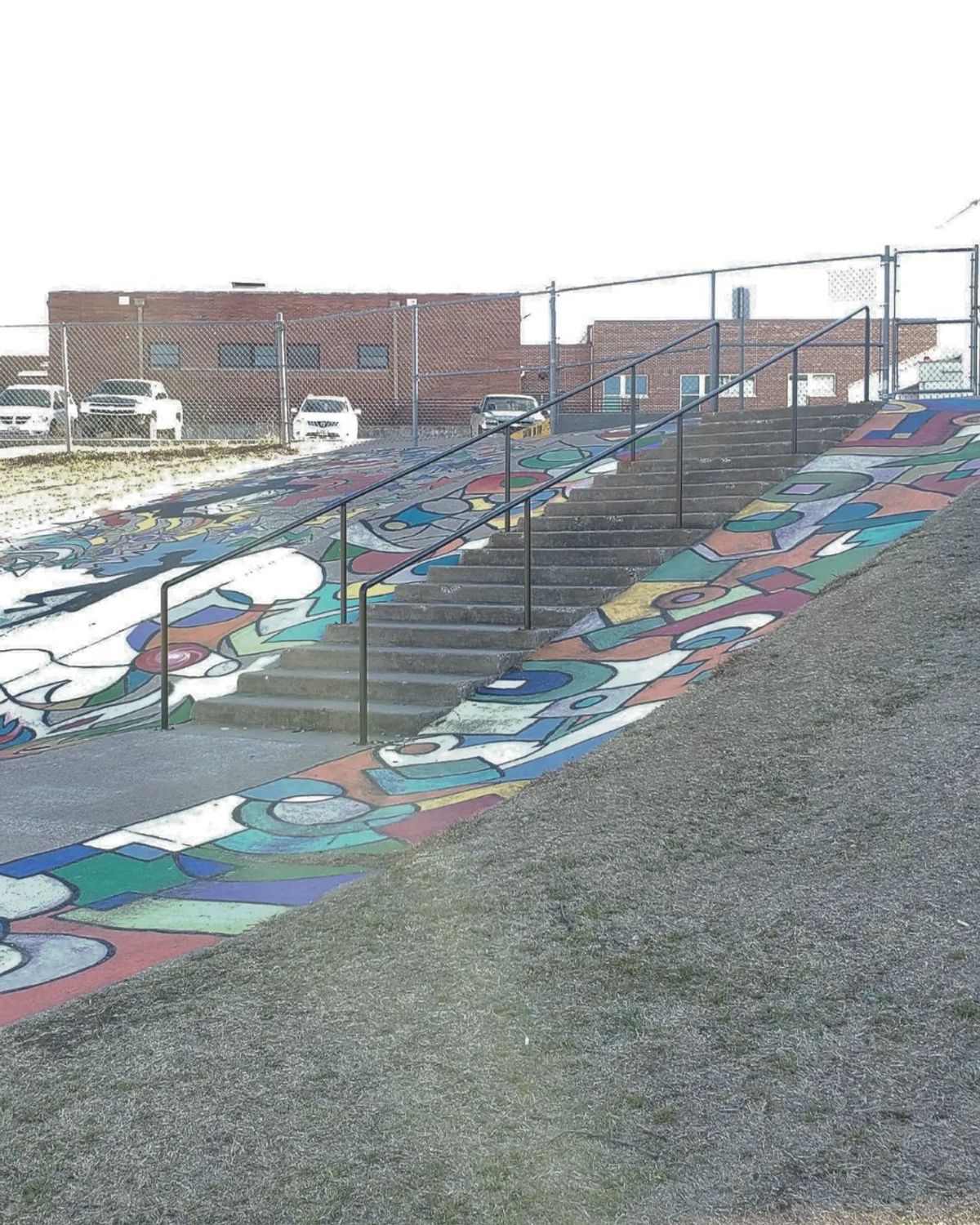 Image for skate spot Polytechnic High School - 19 / 14 Stair rail