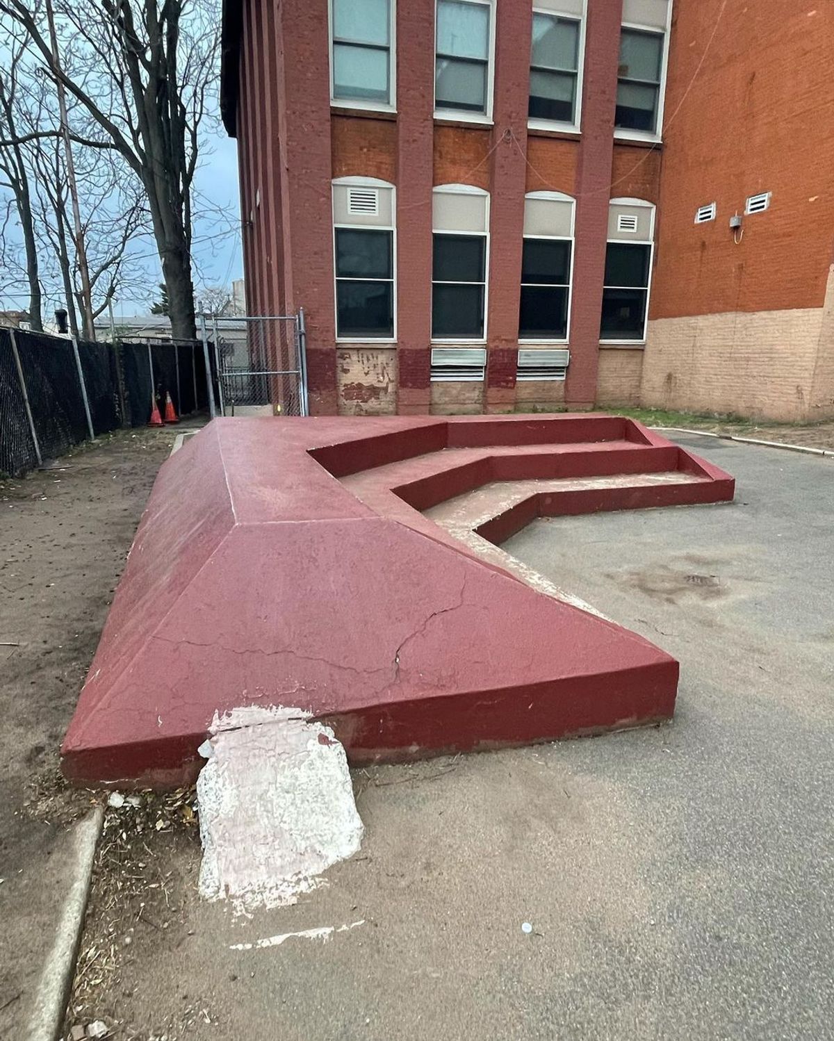 Image for skate spot Roberto Clemente Elementary School - 3 Block Bank Ledges