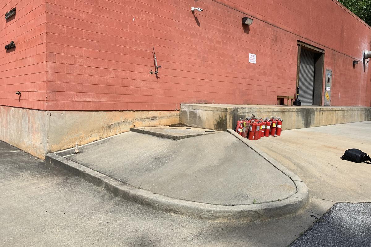 Image for skate spot Fire Systems Gap To Bank