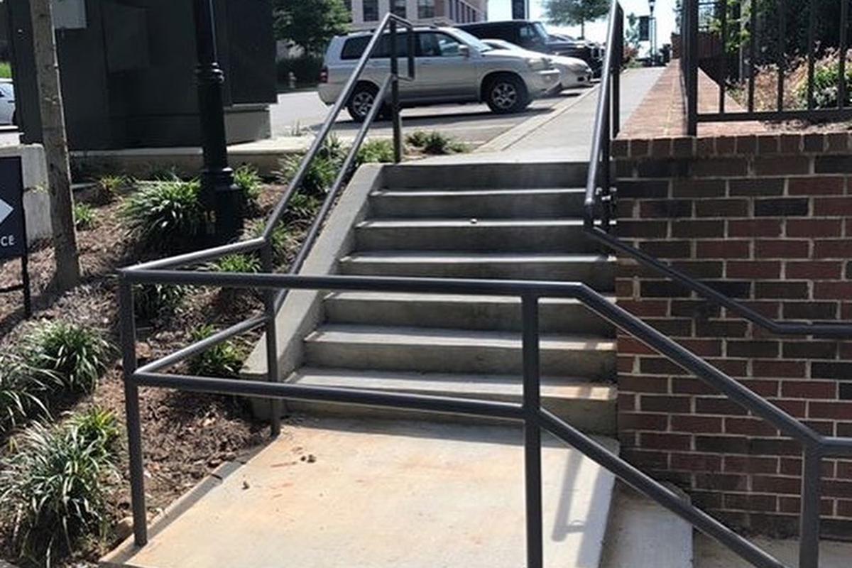 Image for skate spot The Collections Apartments Gap Over Railing