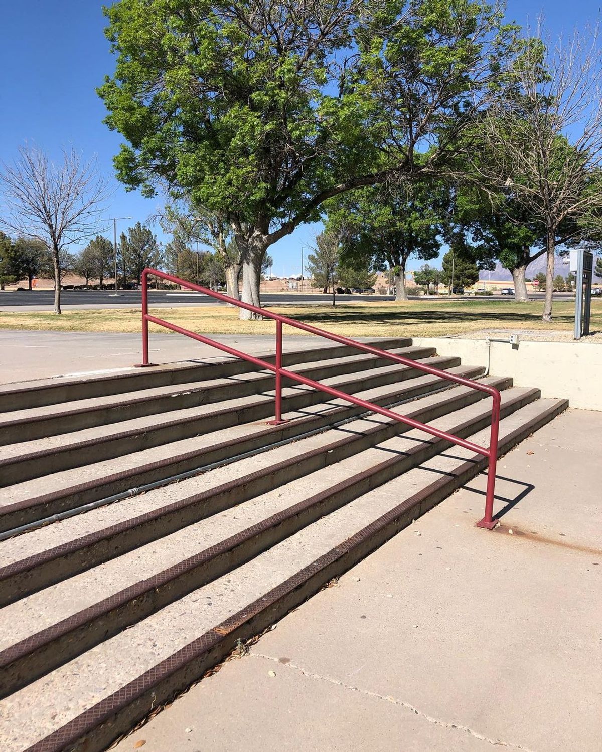 Image for skate spot Pan American Center - 7 Stair Rail