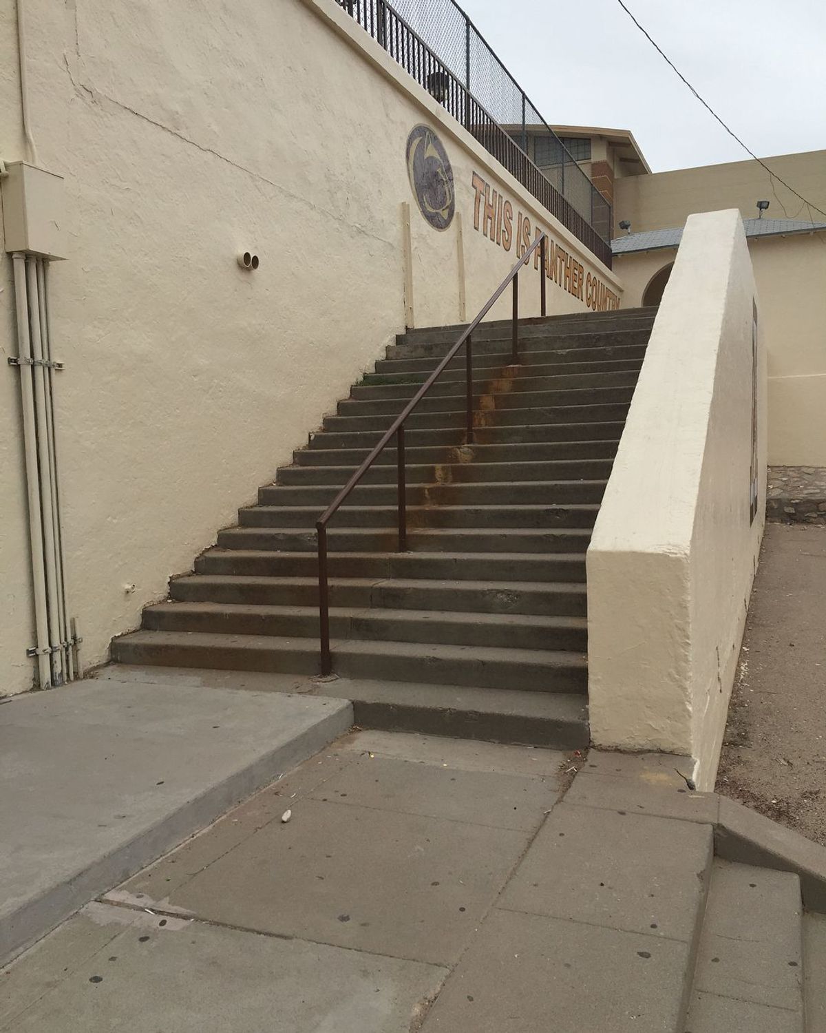 Image for skate spot Austin High School 18 Stair Rail / Hubba