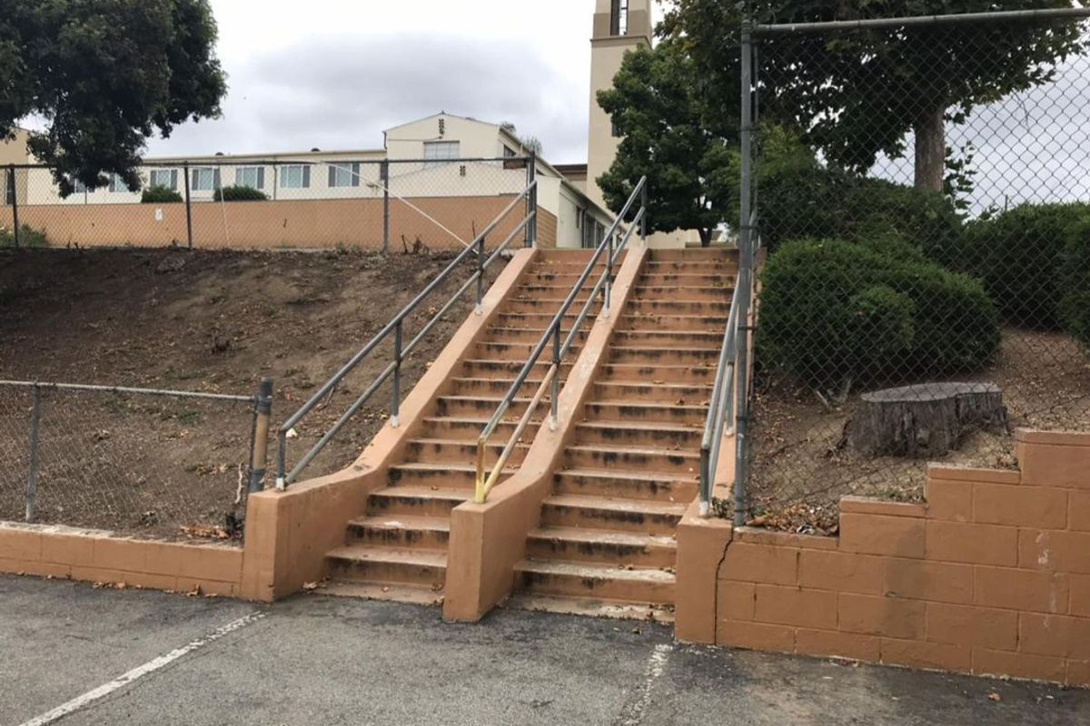 Image for skate spot St Gregory 17 Stair Rail