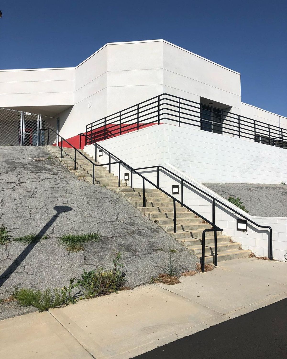 Image for skate spot Rancho Verde Highschool - Over Rail Into Bank