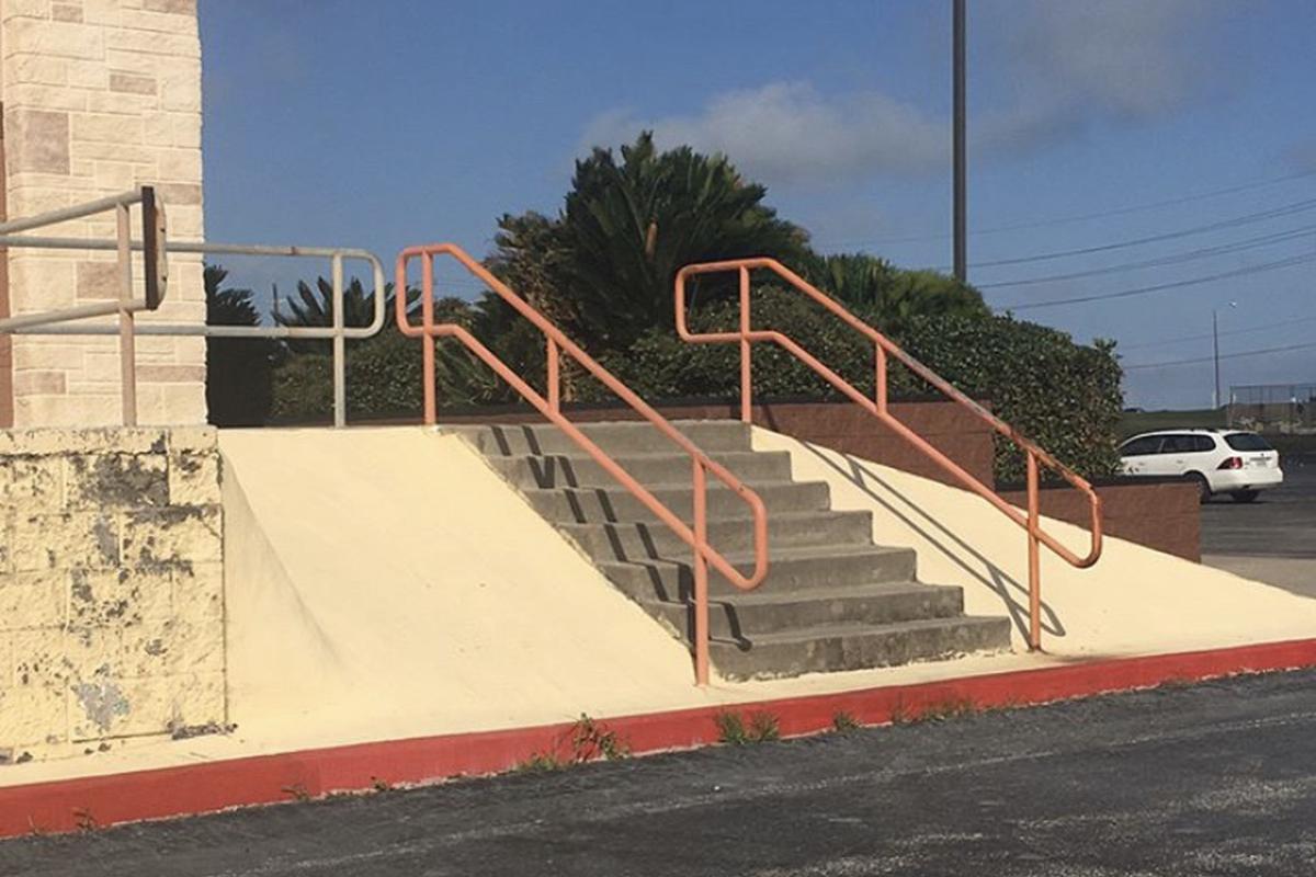 Image for skate spot 8 Stair Rail / Banks