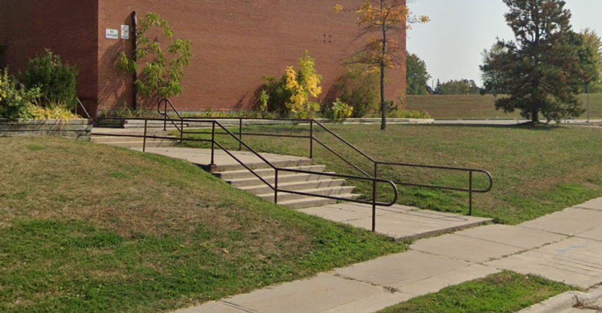 Image for skate spot Athabasca Street -  Double Set Rail