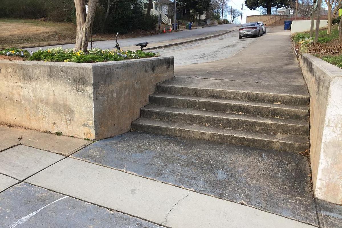 Image for skate spot 4 Stair Out Ledge