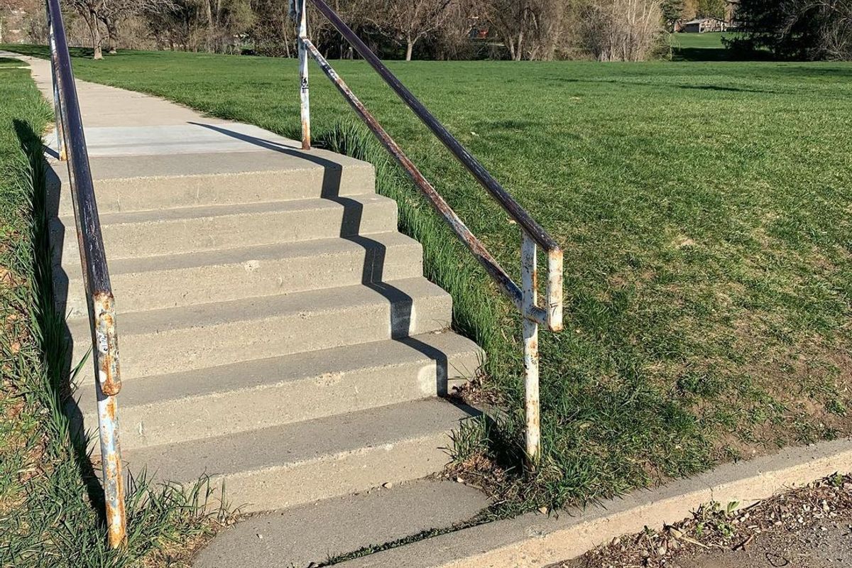 Image for skate spot Canyon Rim Park 7 Stair Rail