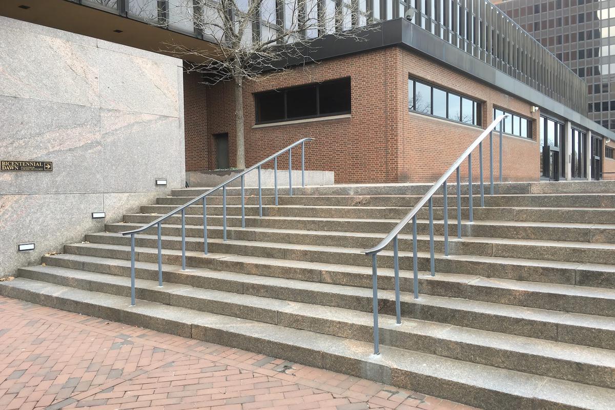 Image for skate spot Courthouse 10 Stair Rail