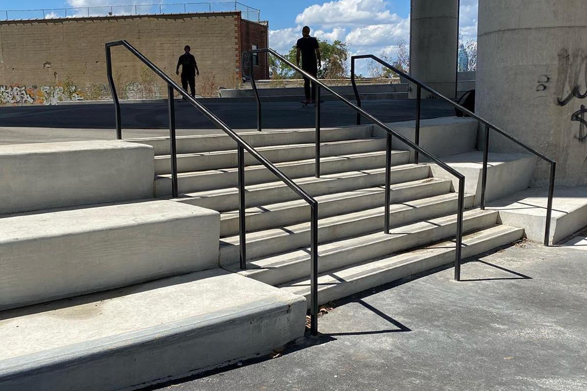 Image for skate spot Koscuiuszko 8 Stair Rail