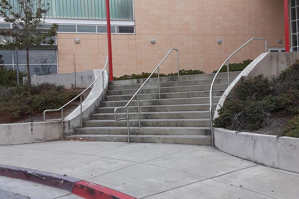 Image for skate spot City College of SF 10 Stair