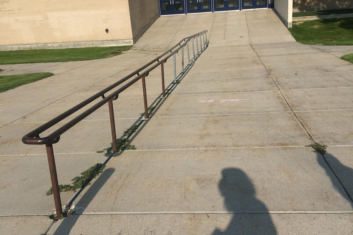 Image for skate spot Hunter High School Long Rail