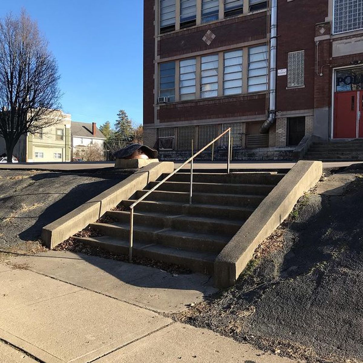 Image for skate spot Norwood Community Center 7 Stair Rail