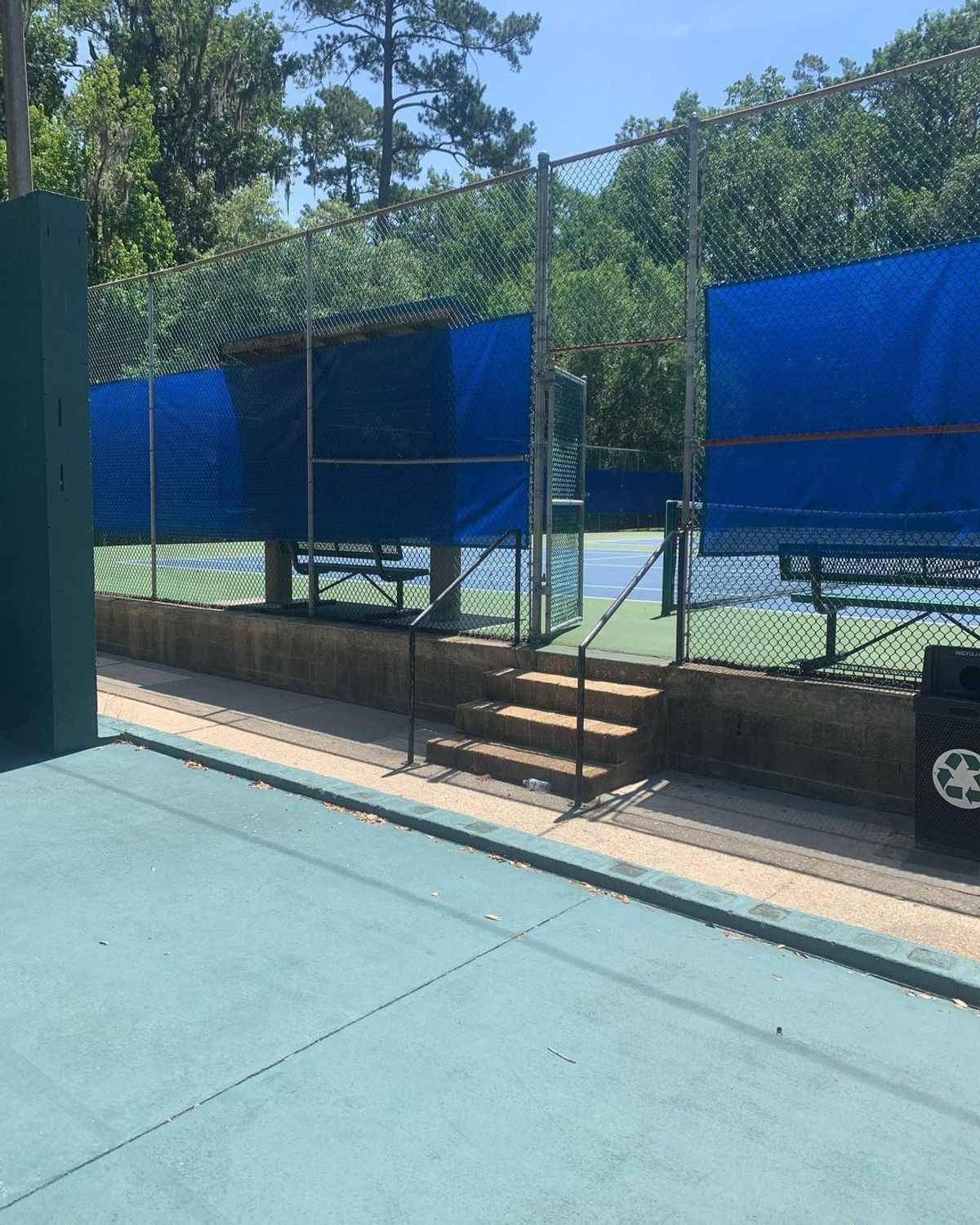 Myers Park Tennis Court Gap Findskatespots 