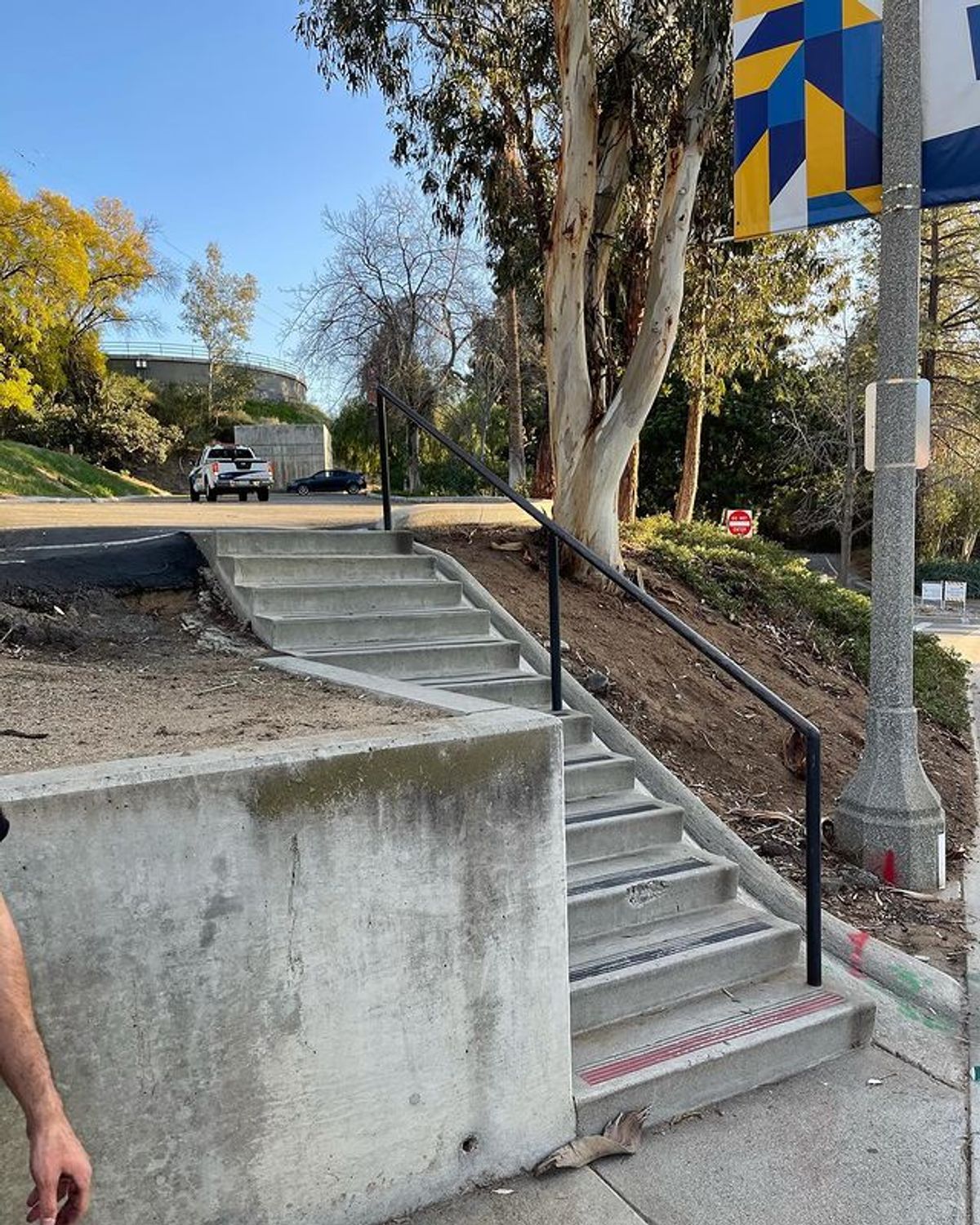 Image for skate spot UC Riverside - Lot 8 11 Stair Rail