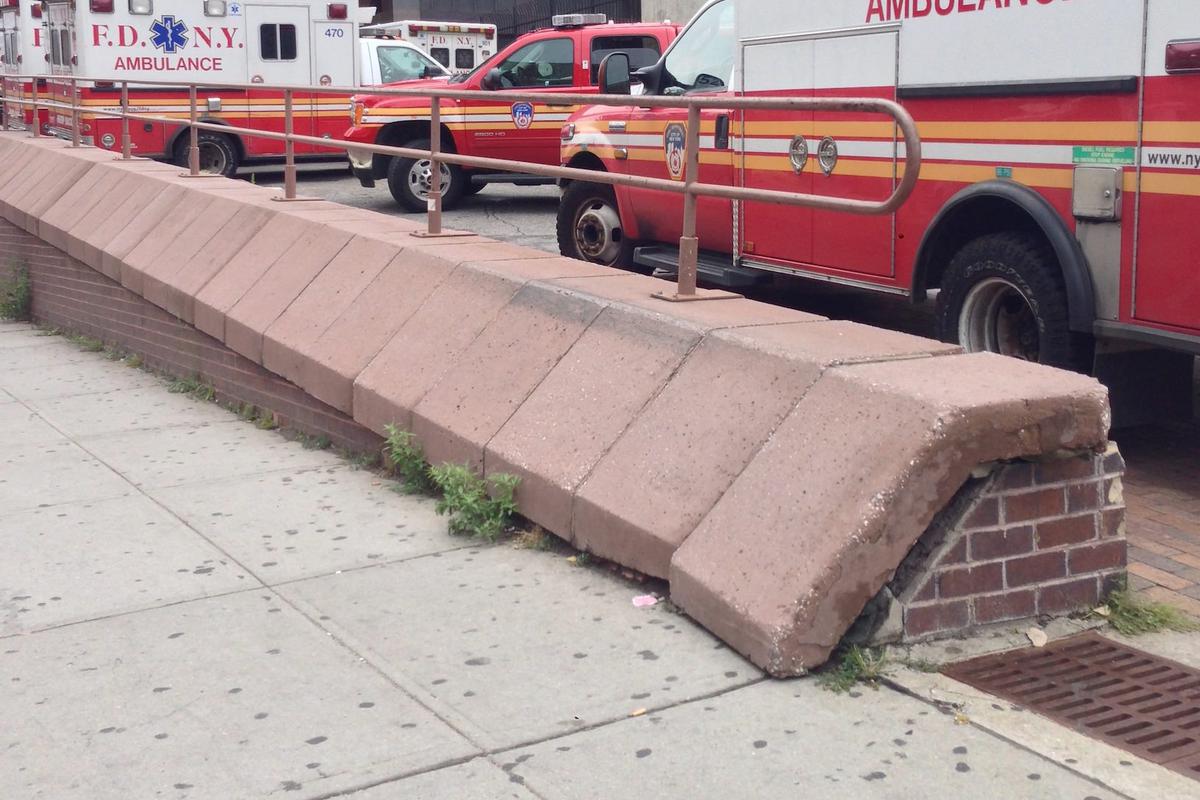 Image for skate spot Woodhull Hospital Bank To Ledge