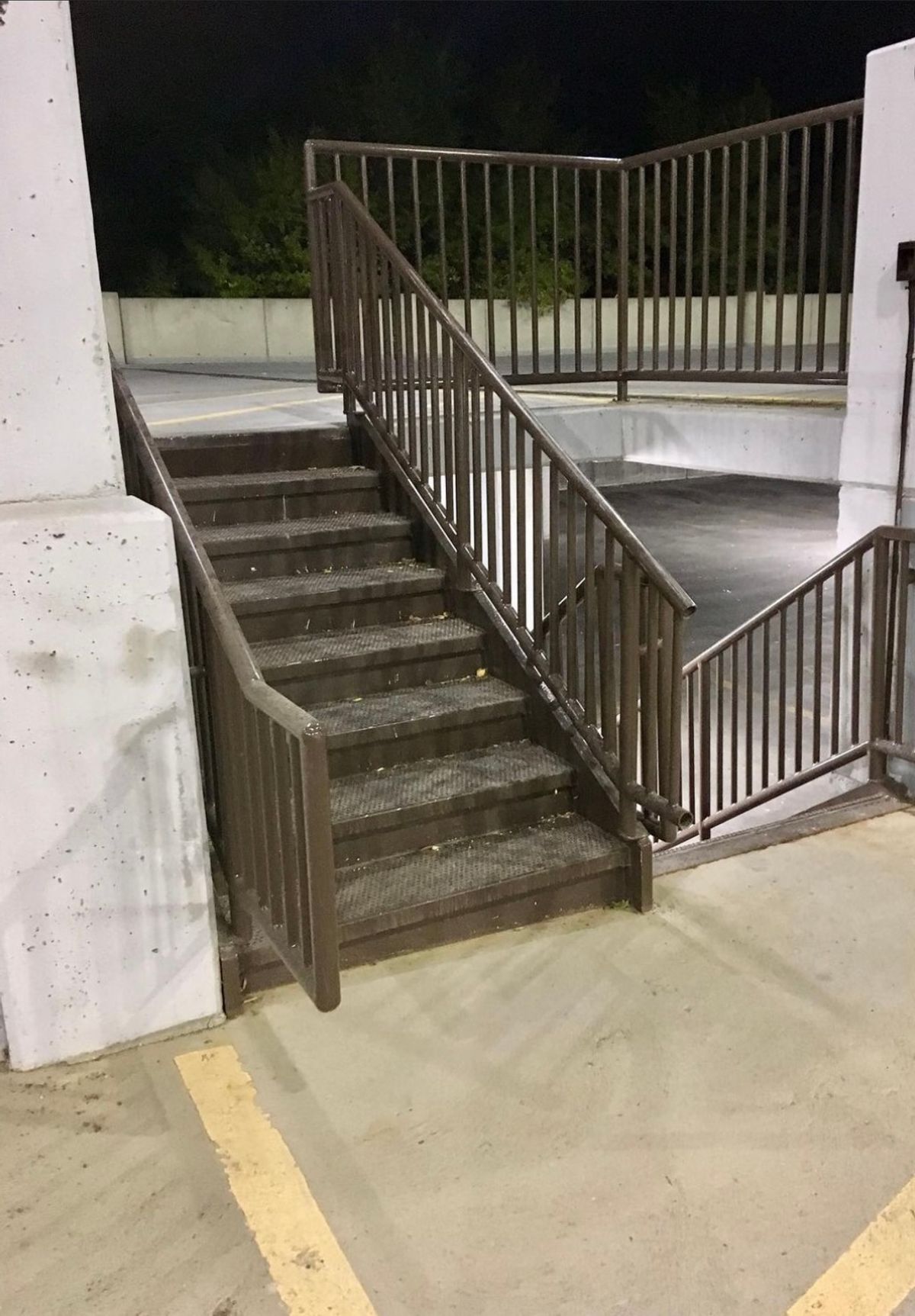 Image for skate spot 8 stair parking garage rail 