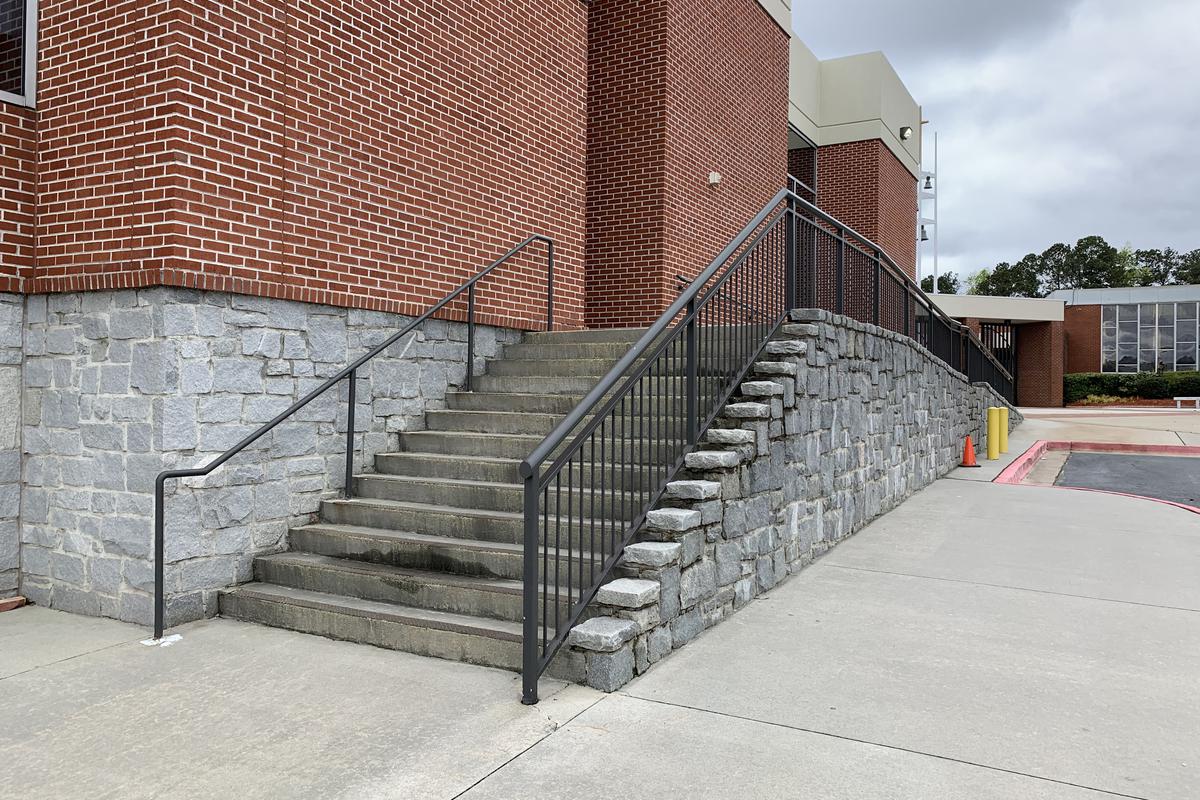 Image for skate spot St Pius 13 Stair Rail