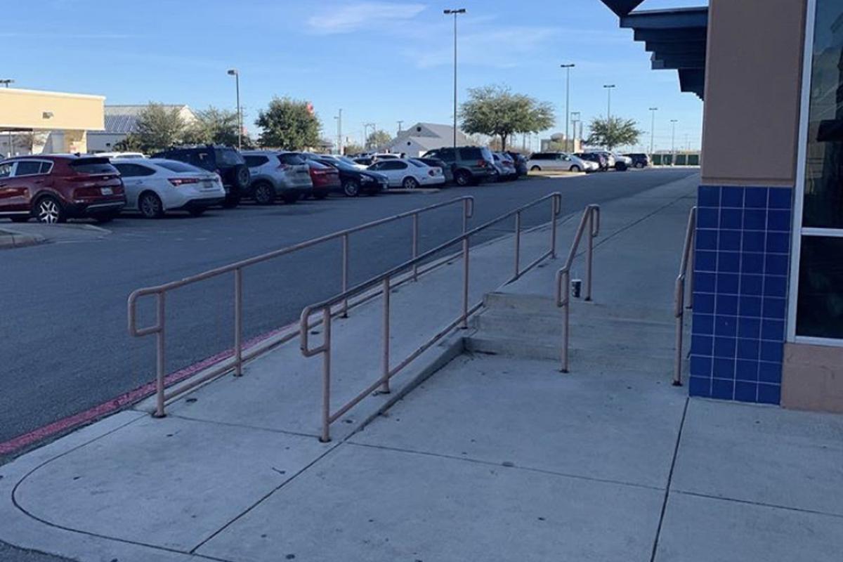 Image for skate spot Dollar Tree 3 Stair Out Rail