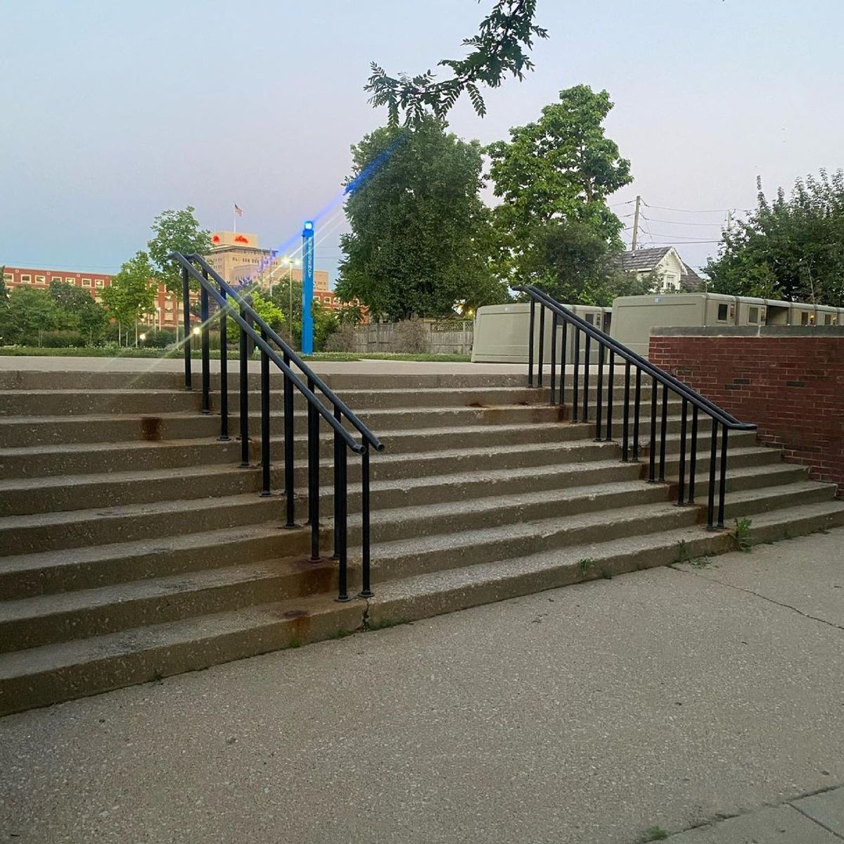 Image for skate spot South Meridian Street - 9 Stair Rails