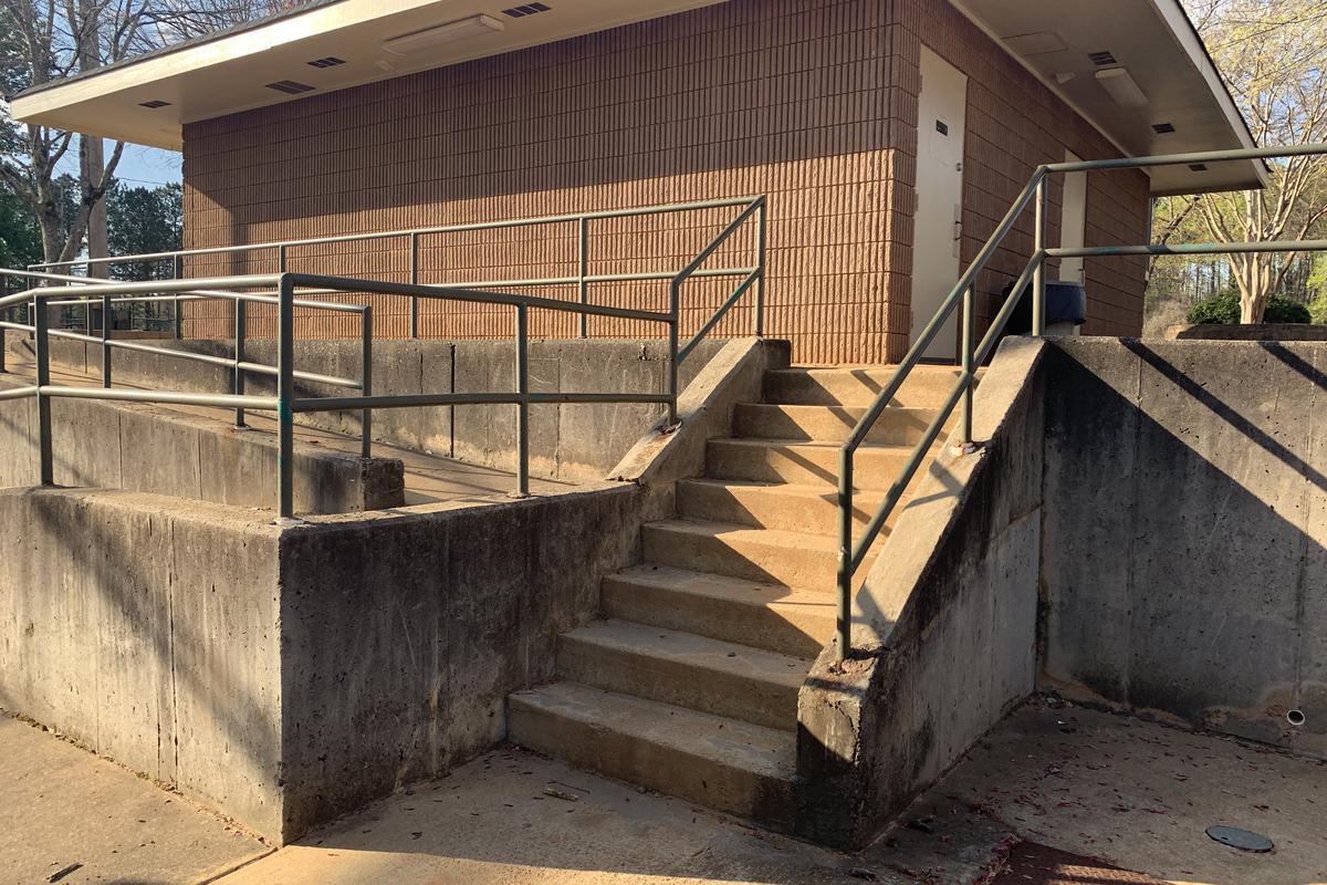 Image for skate spot East Roswell Park 8 Stair Out Rail