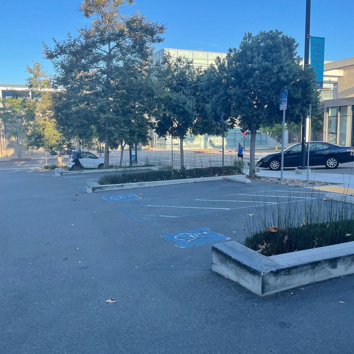 Image for skate spot UC San Diego - Matthews Quad Parking Lot Ledges