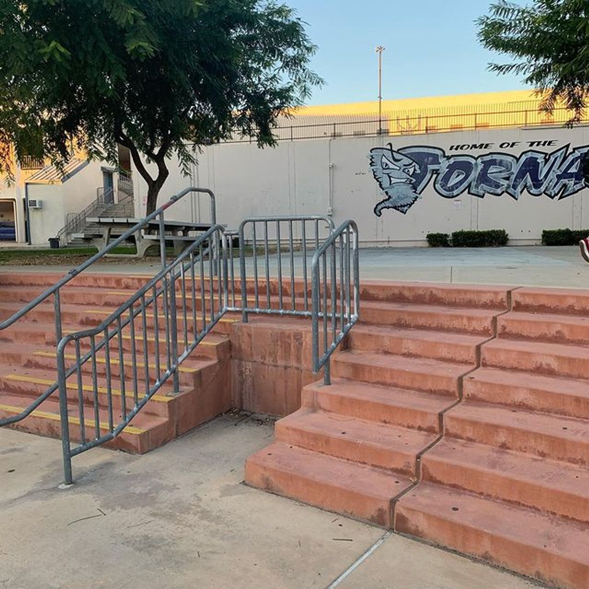 Image for skate spot Herbert Hoover High School 7 then 8 Stair