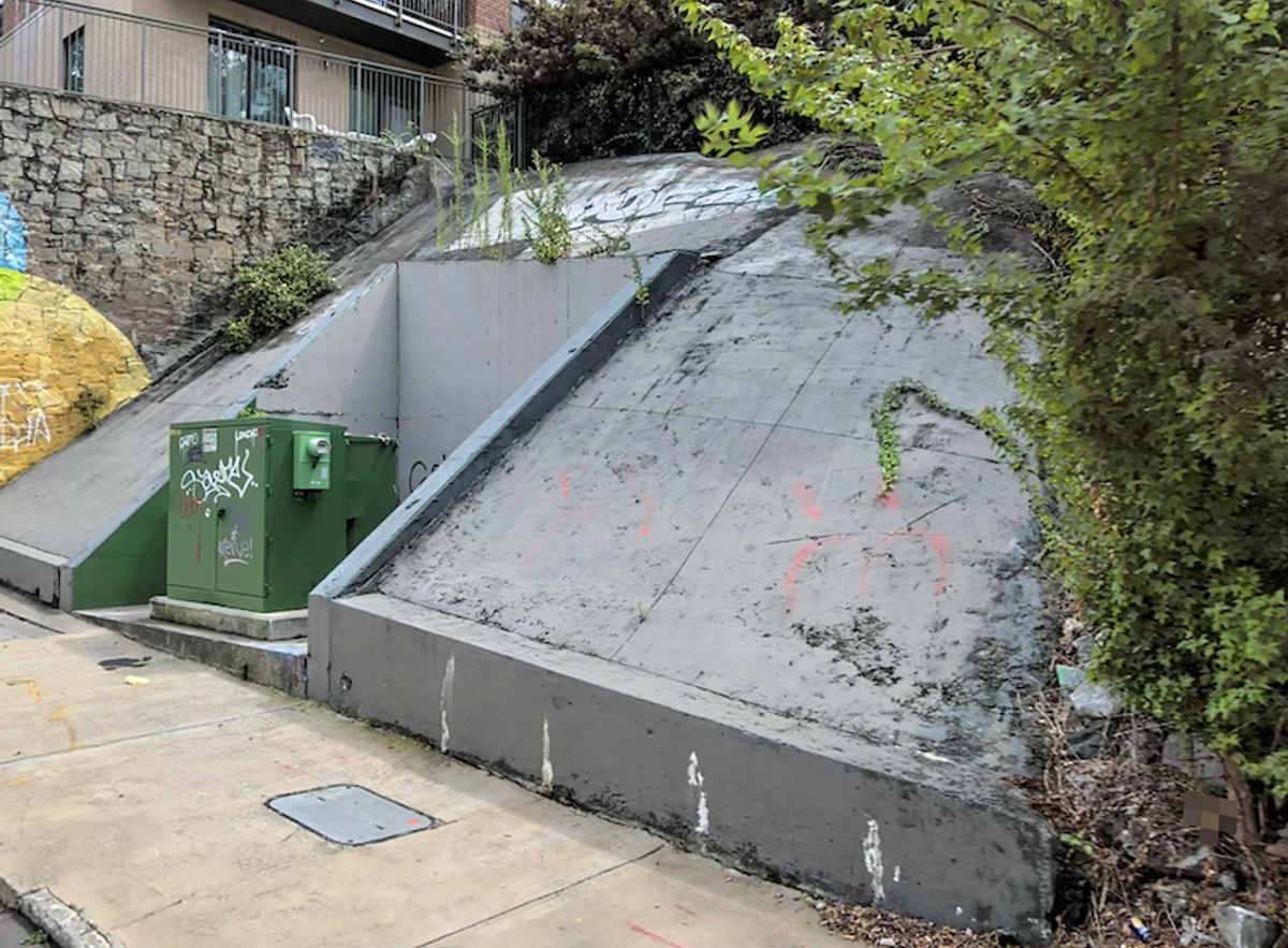 Image for skate spot North Ave - Skinny Ledge To Bank