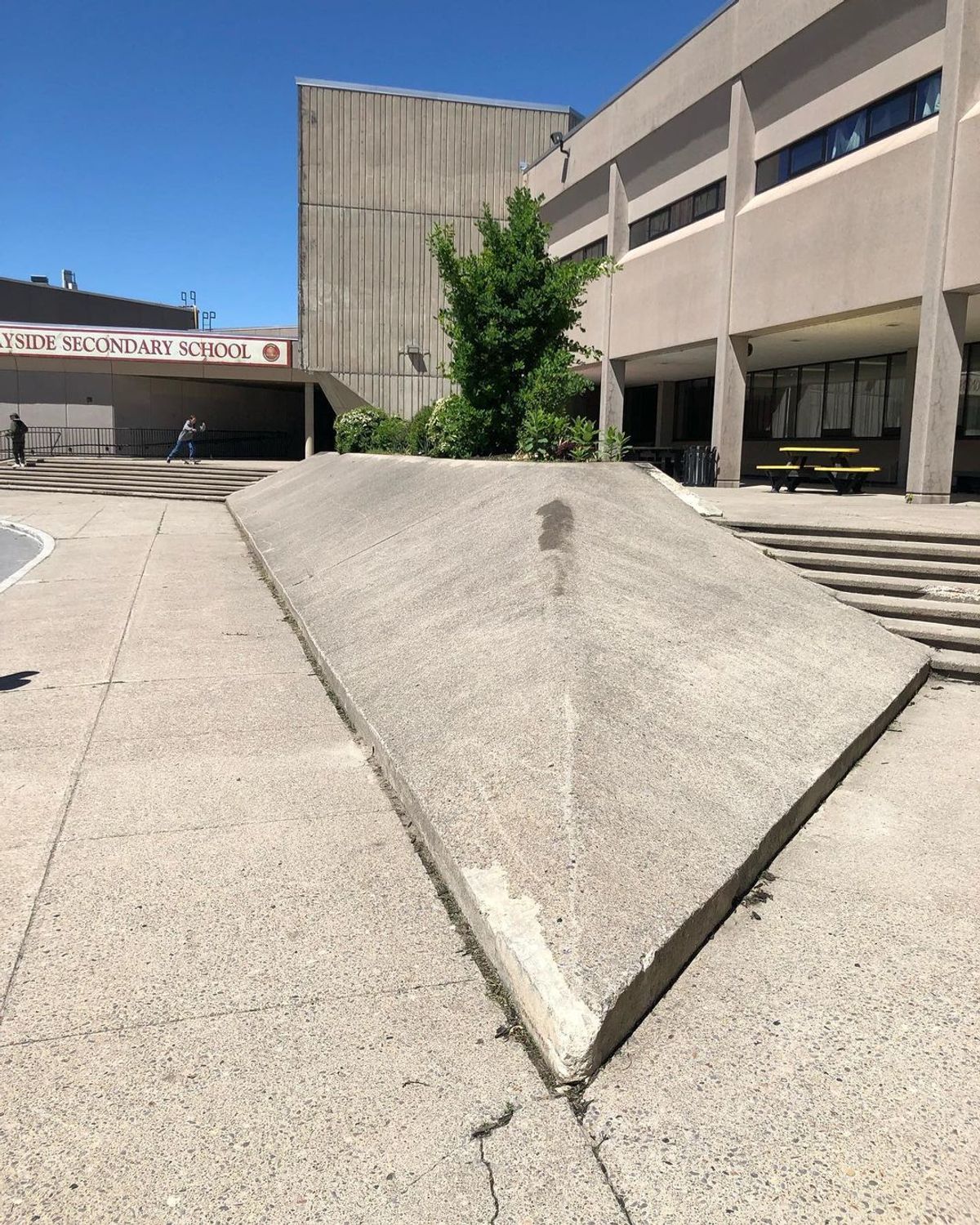 Image for skate spot Bayside Secondary School - Banks