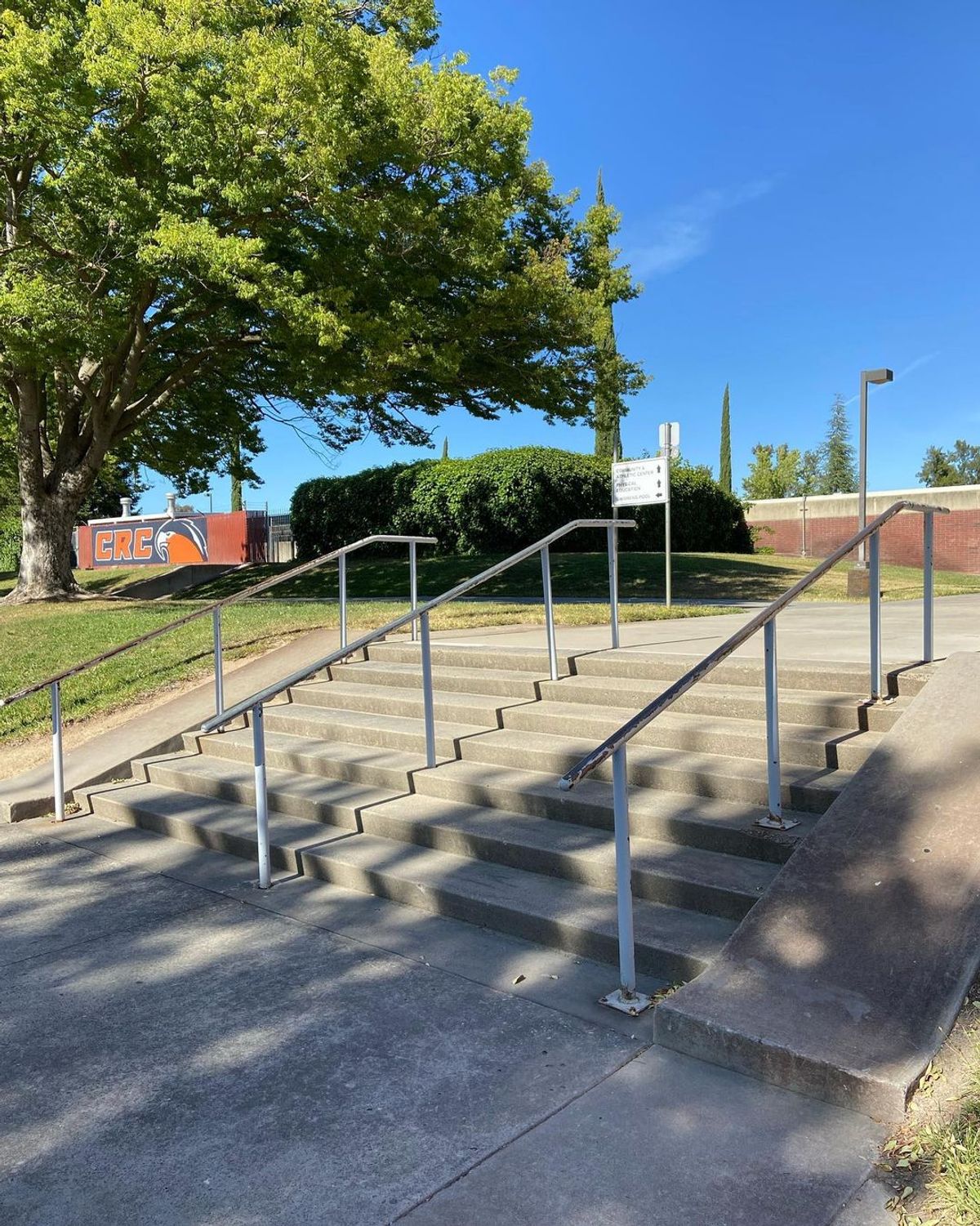 Image for skate spot Cosumnes River College - 7 Stair Rail