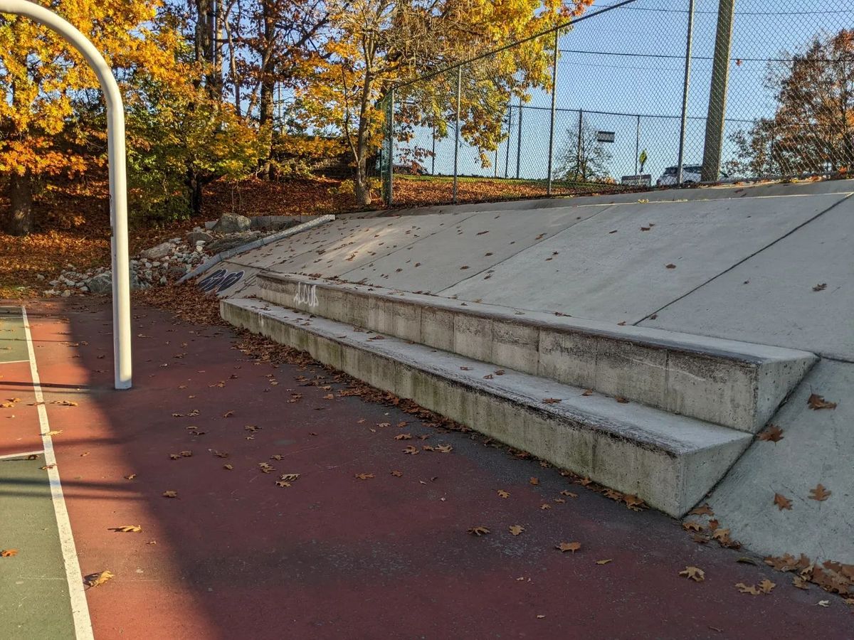Image for skate spot Iacono Playground - Basketball Court Ledges