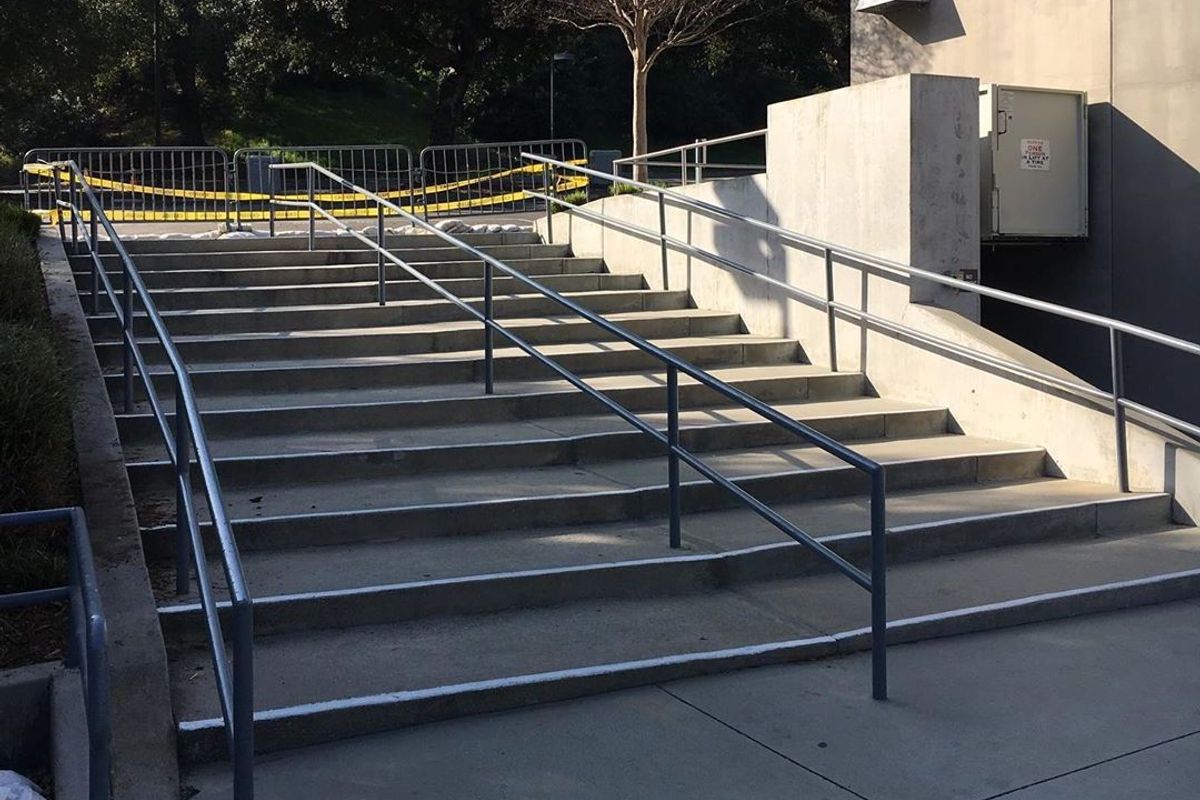 Image for skate spot The Greek Theater Long 12 Stair Rail