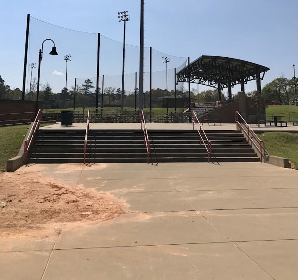 Image for skate spot Tatum High School Softball field - 8 Stair