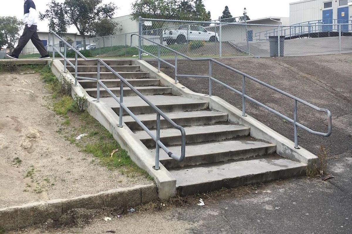 Image for skate spot Dana Hills High School 5 Flat 5 Rail