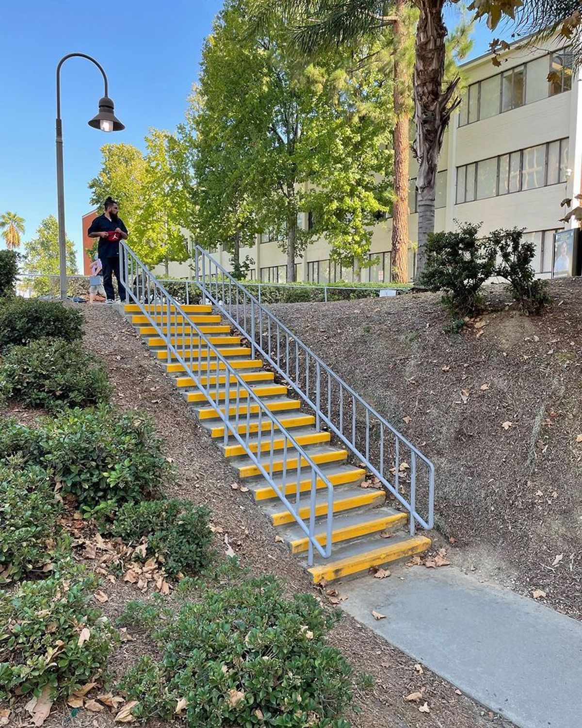 Image for skate spot Cal State LA - 16 Stair Rail