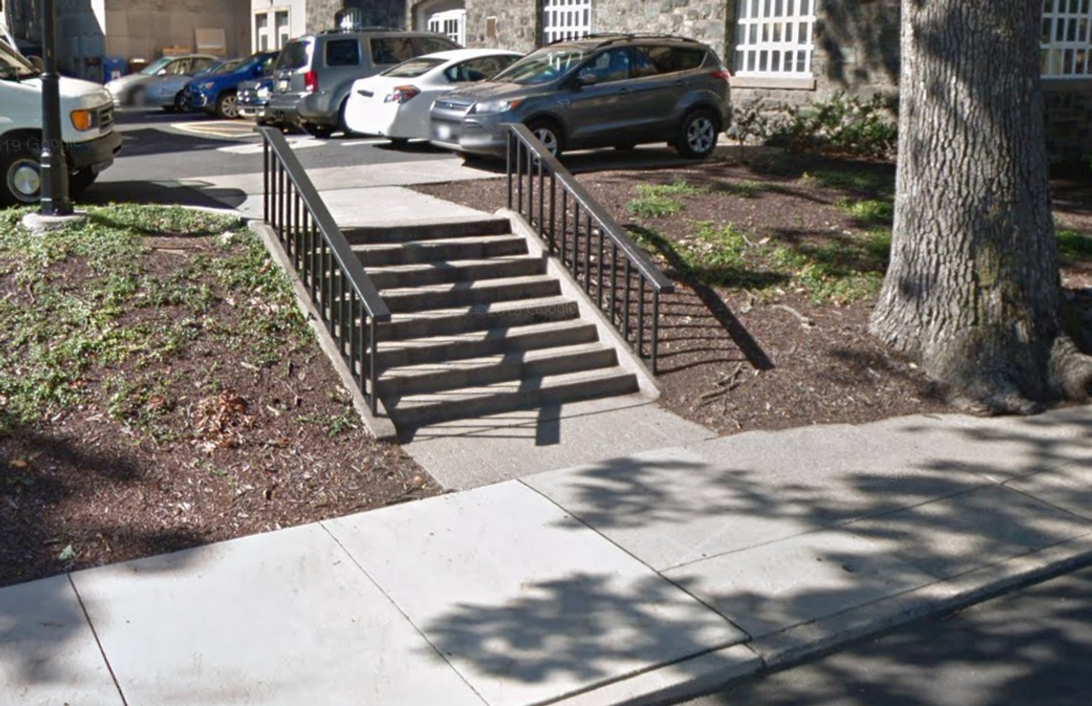 Image for skate spot Lehigh University - Fritz Lab 8 Stair Rail