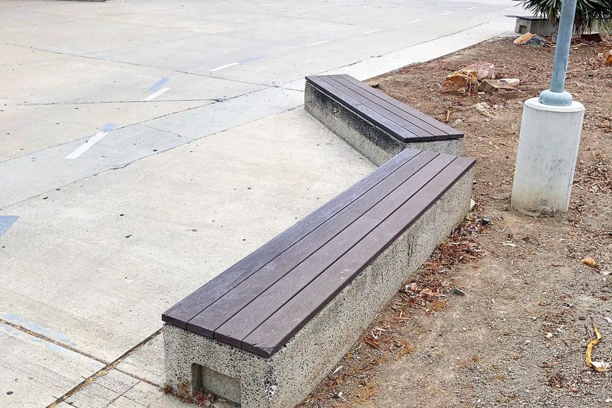 Image for skate spot Orange Coast College Benches