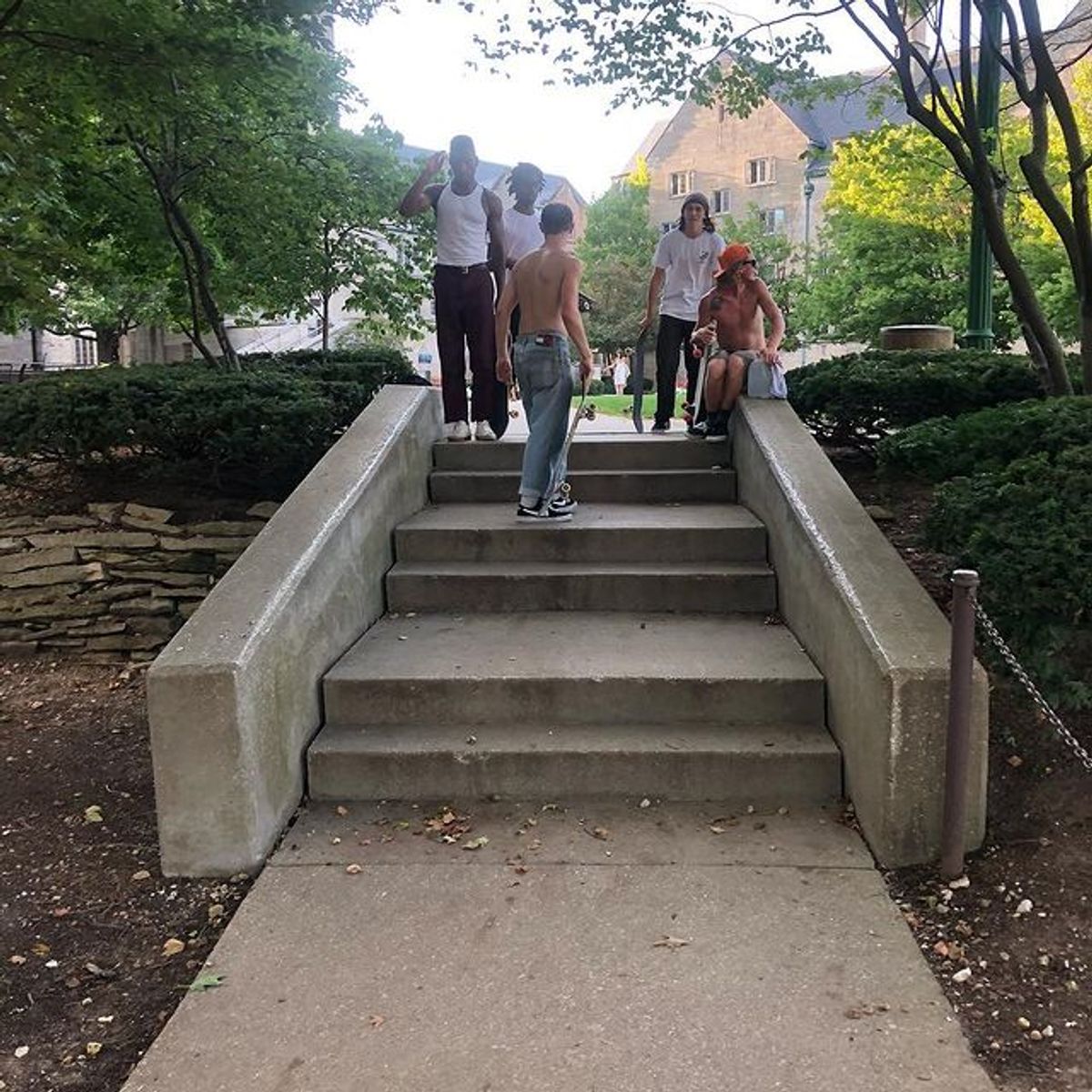 Image for skate spot Collins Living-Learning Center Triple Set Hubbas