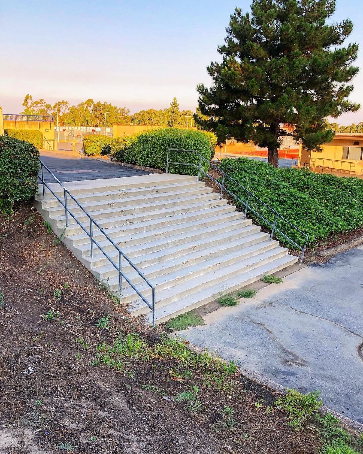 Image for skate spot University High School 13 Stair Rail