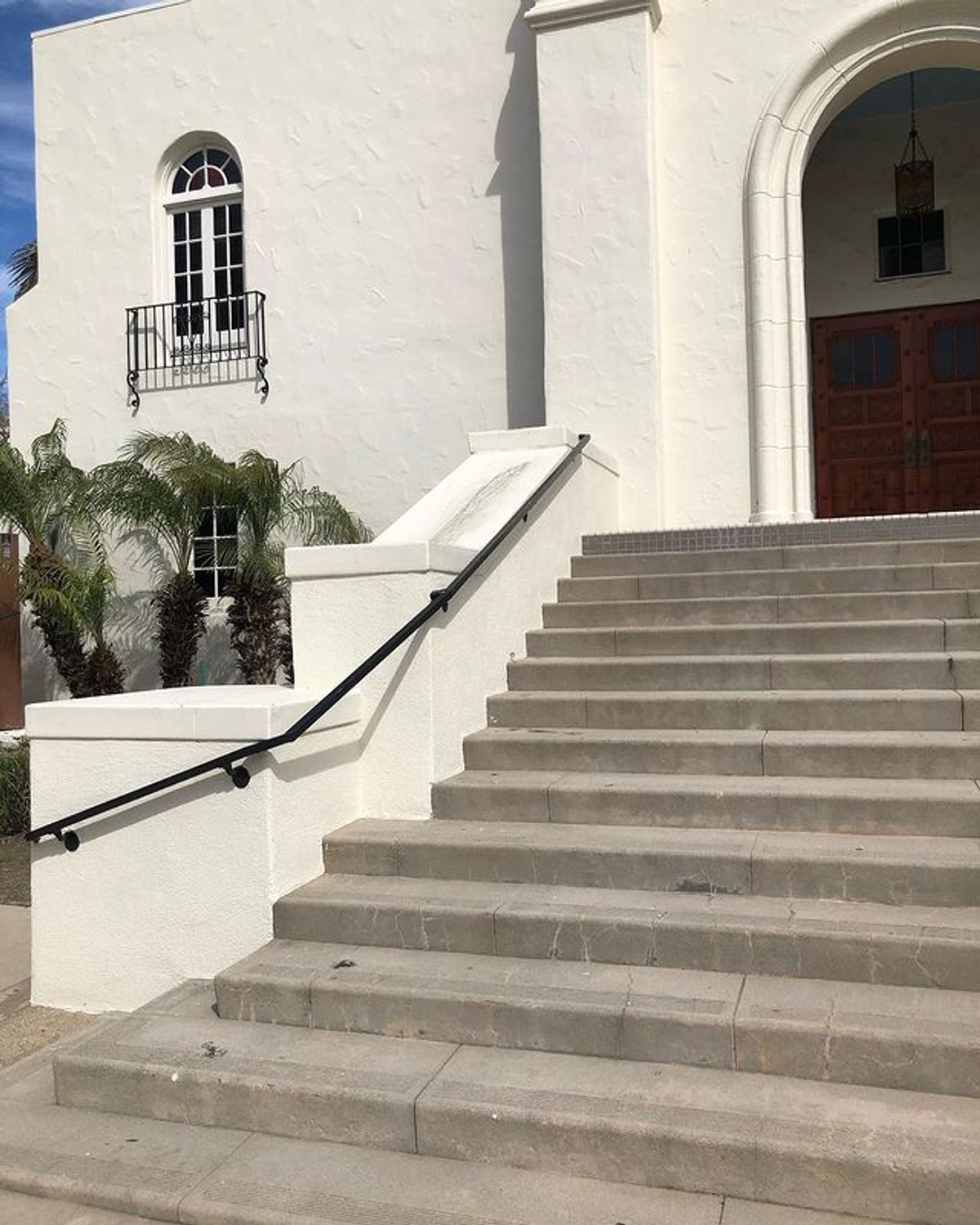 Image for skate spot Adventist Church - 14 Stair Kinked Hubba