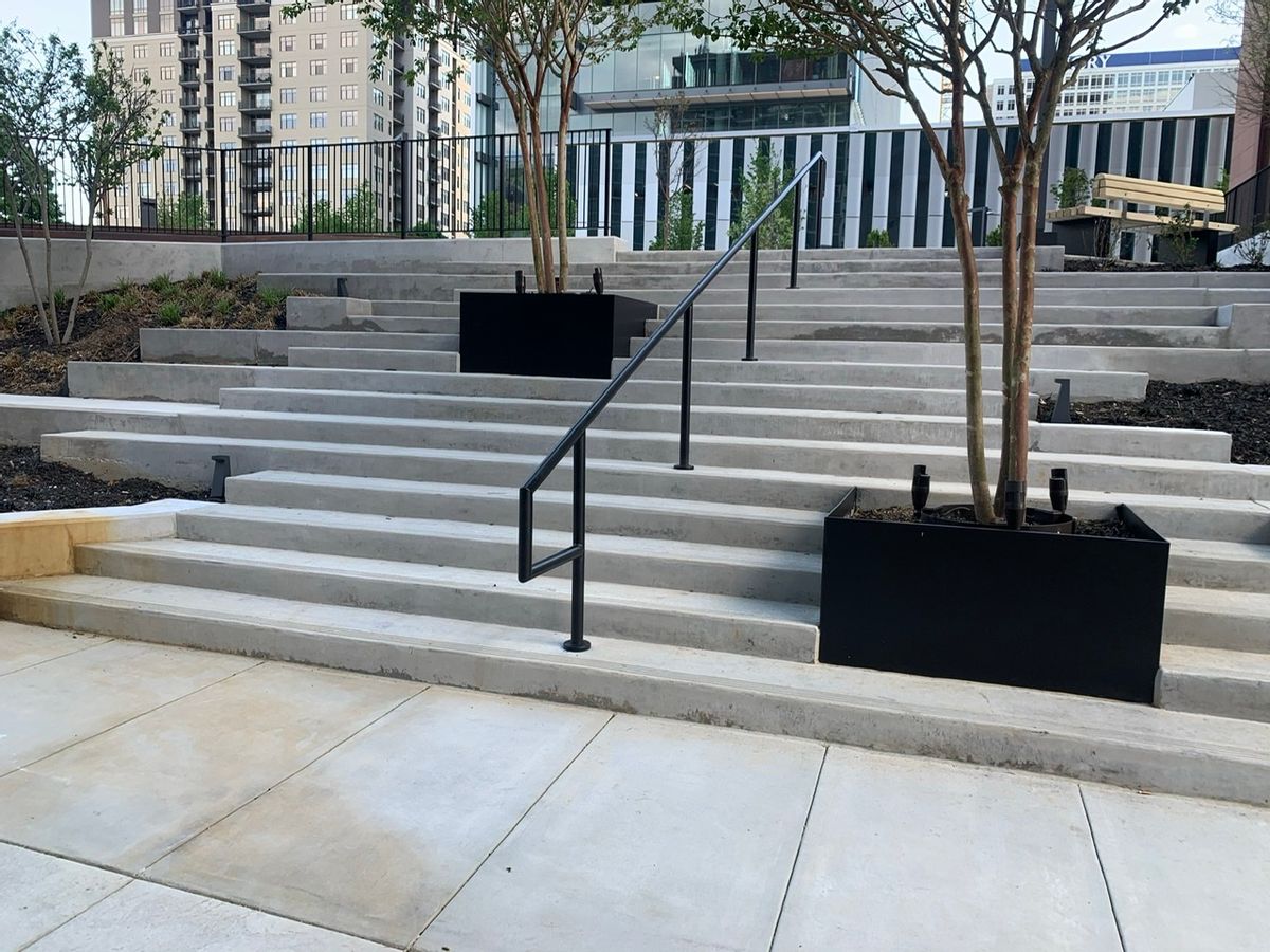 Image for skate spot Bank of America Plaza - 13 Stair Rail